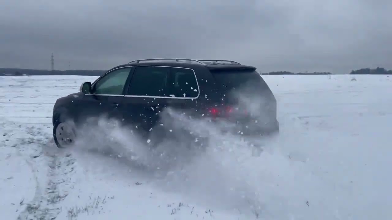Volkswagen Touareg Gp 4.2 Bar в зимних полях . своя стихия
