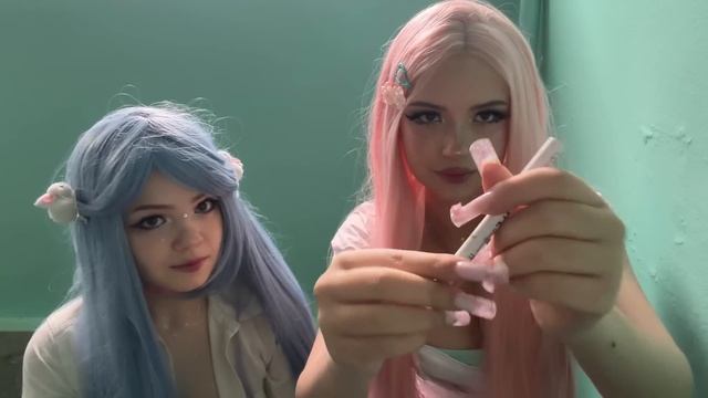 ASMR тебя нашли две аниме-девочки в подъезде 