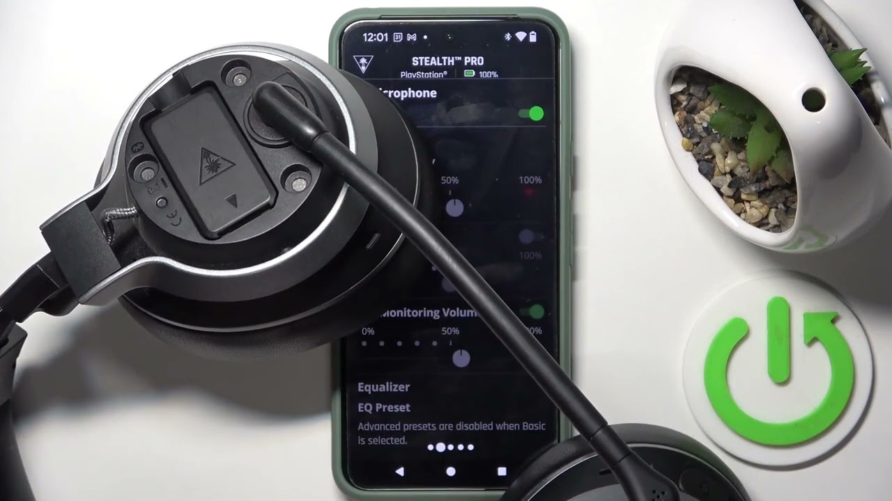 TURTLE BEACH Stealth Pro — как вручную отключить микрофон