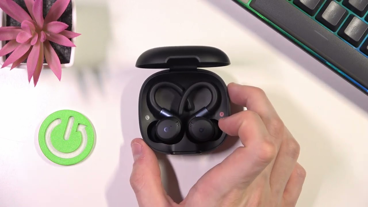 Как включить шумоподавление с помощью жестов на наушниках Soundcore Sport X20?