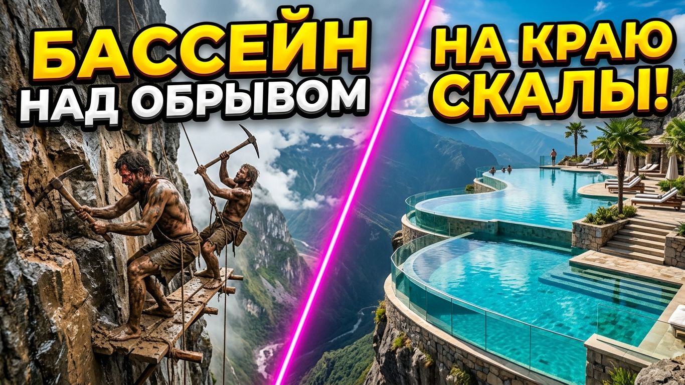 Дикая стройка: Подземные дома и бассейны в джунглях