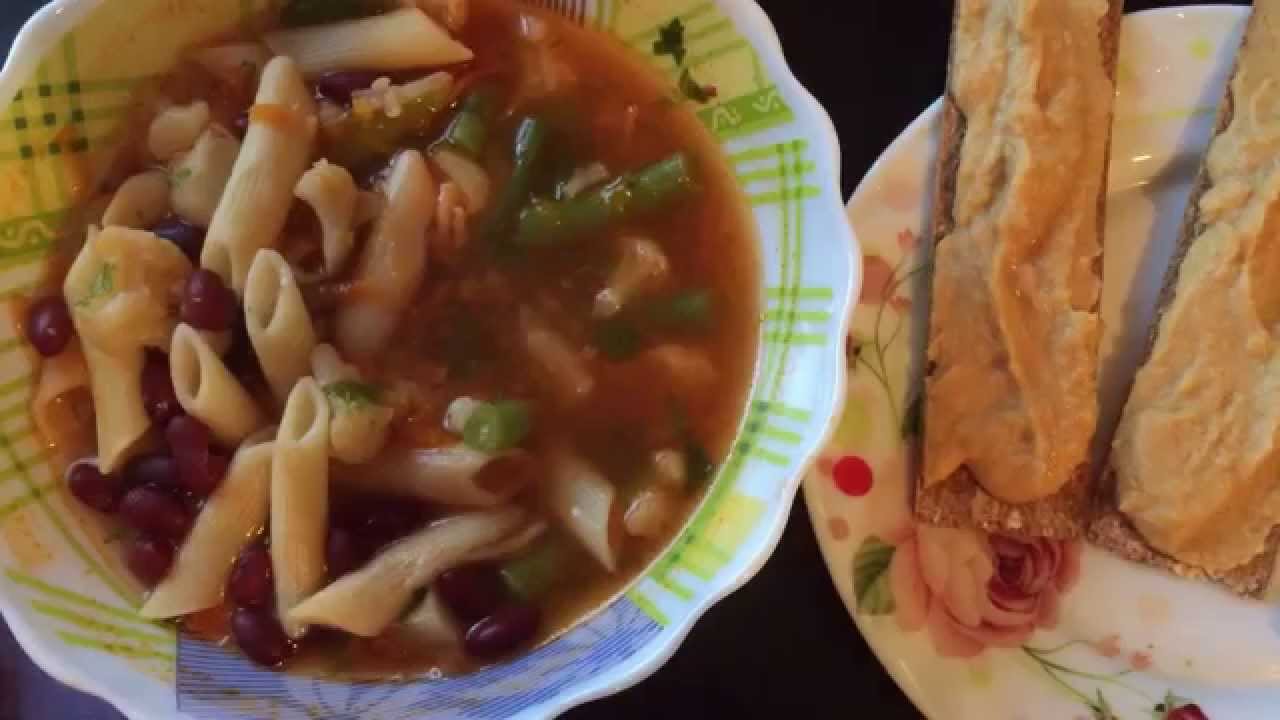 ASMR Eating Chewing Whisper - Soup / АСМР жевание чавканье шепот - Суп