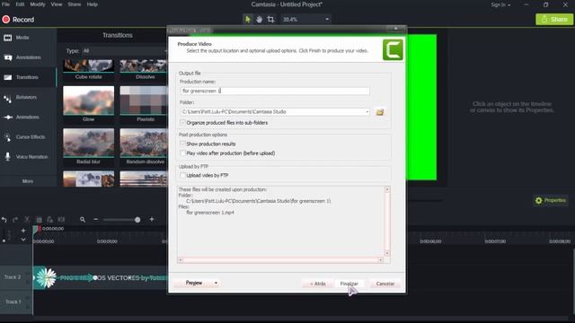 Camtasia 9 · Crea Un 💚 GREENSCREEN 💚 Facil & Rapido || TUTORIAL