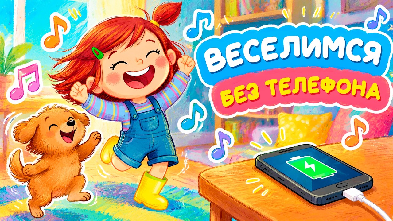 Отложи телефон и иди играть!  Песенки для самых маленьких  Пупуня  Экранчик