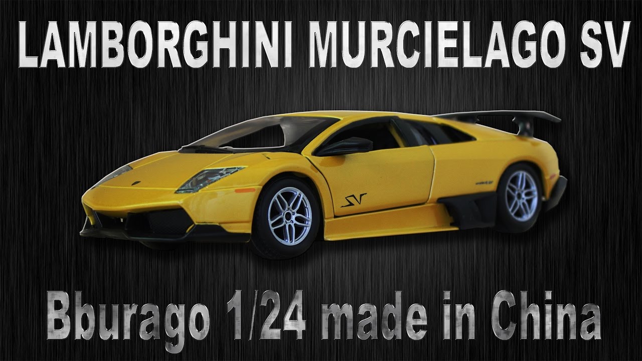 Lamborghini Murcielago Sv Bburago 1/24 Made In China масштабная модель