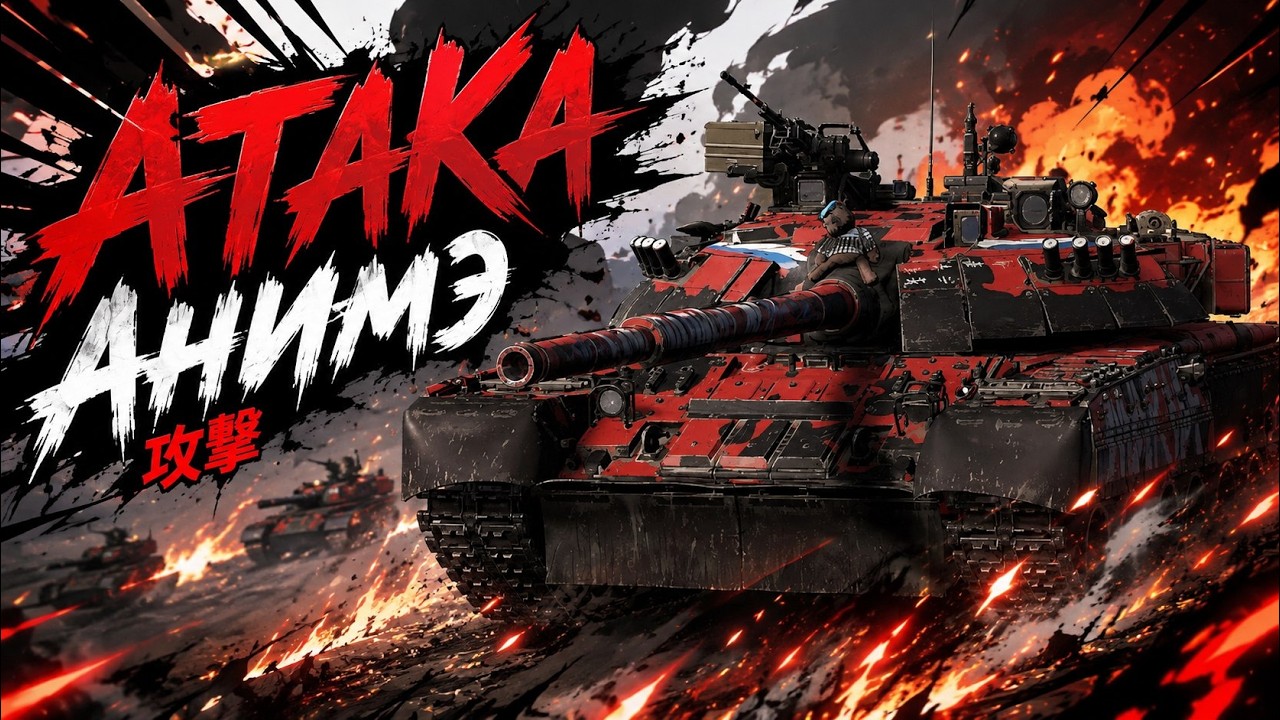 Т-80УЕ-1 анимээ в War Thunder