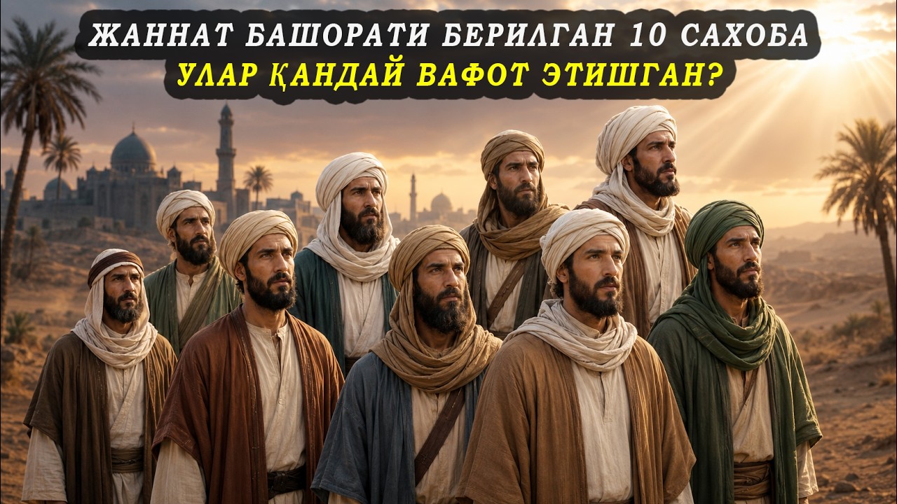Jannat Va'da Qilingan 10 Sahobaning So'nggi Kunlari - Ular Qanday Vafot Etishgan?