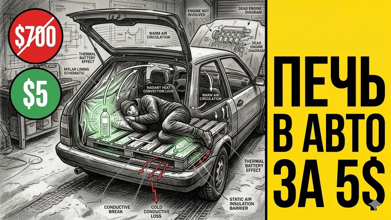 Как бездомный греется за 5 долларов эффективнее вашего радиатора за 70 тысяч: физика выживания