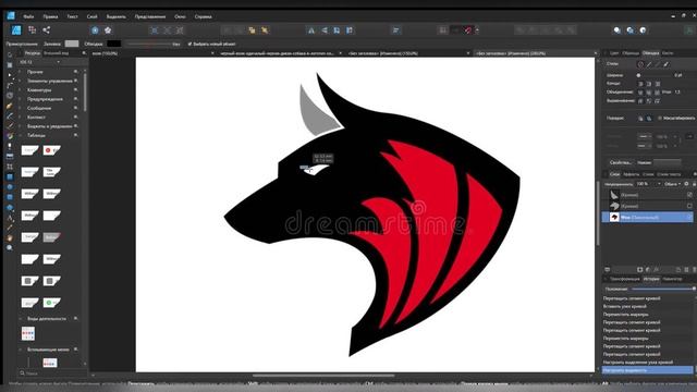 AFFINITY DESIGNER: ПОВТОРЯЕМ ЛОГОТИП