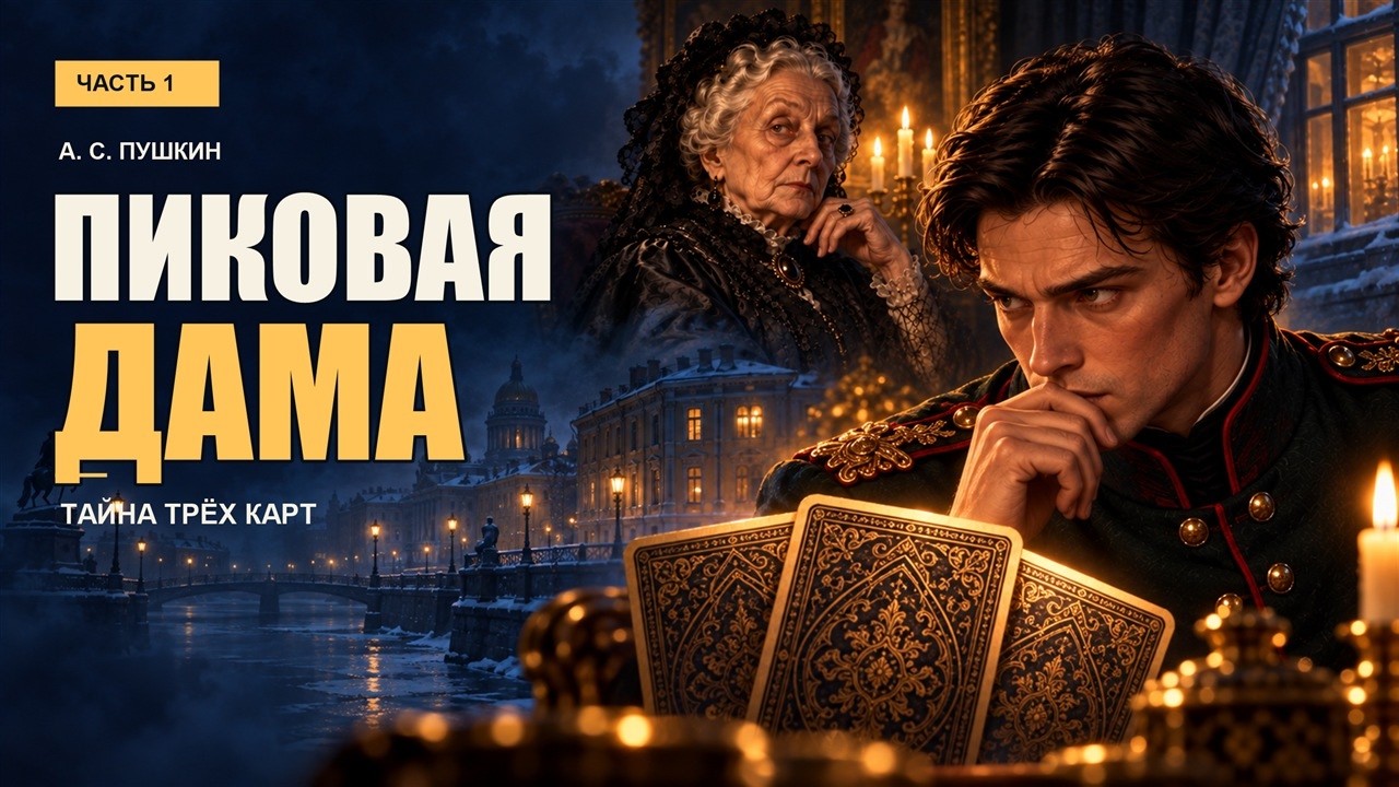 Пиковая дама — Часть 1: Тайна трёх карт | А. С. Пушкин