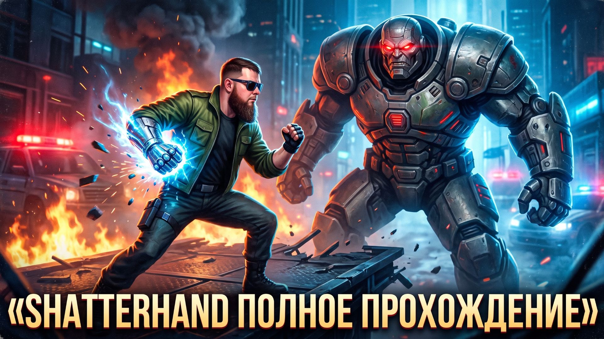 SHATTERHAND  Железный кулак против всехБитва до последнего боссаПолное прохождениеRetro Games
