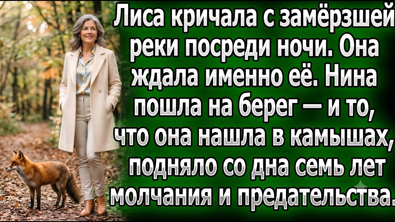 Крик Лисы Ночью Привёл Нину к Берегу… Находка в Камышах Раскрыла 7 Лет Лжи!