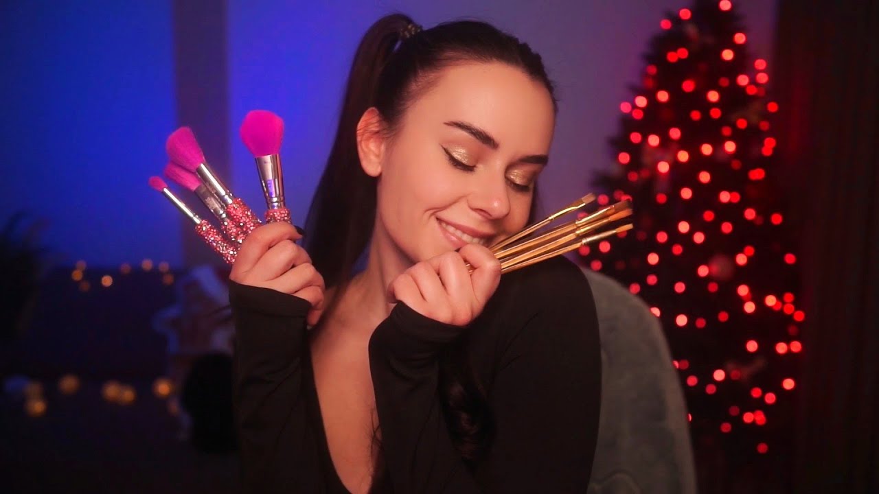 АСМР Кисточки + Blue Yeti 💗🤗 ЗВУКИ Для ТВОЕГО СНА и ВИЗУАЛЬНЫЙ Релакс