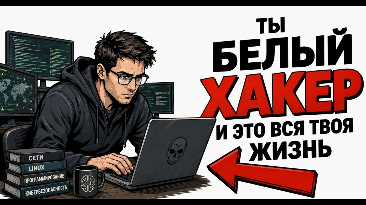 Ты Белый Хакер и это вся твоя жизнь (От школьника до Кибер-Гения) 💻🕵️♂️