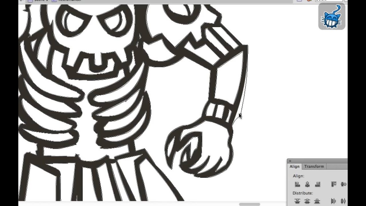 Как нарисовать чистый и красивый lineart во flash?