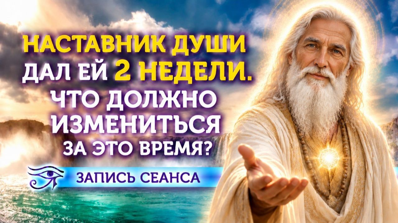 Наставник души дал ей 2 недели. Что должно измениться за это время?