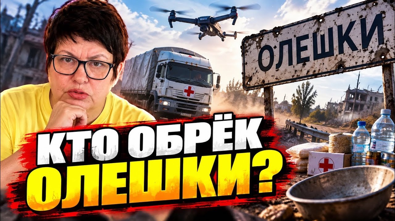 Олешки умирают от голода. Кто на самом деле перекрыл дорогу помощи? #новости #украина #россия