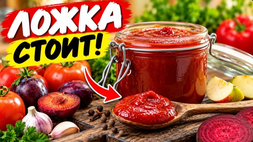 Такой кетчуп в магазине не купишь! Мой любимый кетчуп на зиму! Без загустителей и крахмала