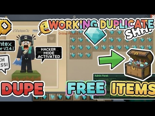 НОВИЙ HACK BLOCKMAN GO Admin Panel V3.4.1 New!!! New Dupe / DUPLICATE / Blockman GO Zentex Hacker