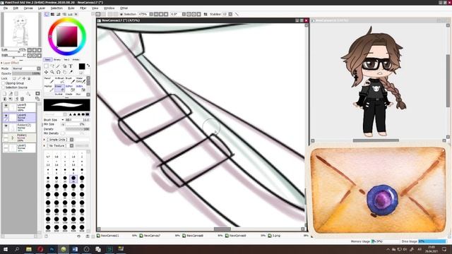 Speedpaint + болталка | Gacha Club