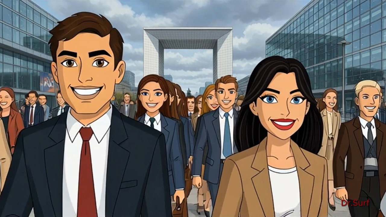 Paris Stylisé - Faux Sourire: новая 2D анимация в стиле Парижа! AI Animation 4K