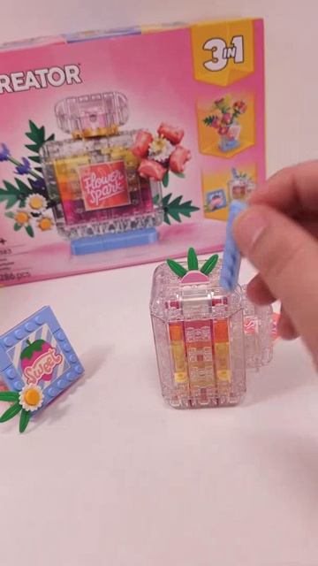 LEGO Creator Смузи в банке (31383) Альтернативная сборка для флорального декора флакона духов