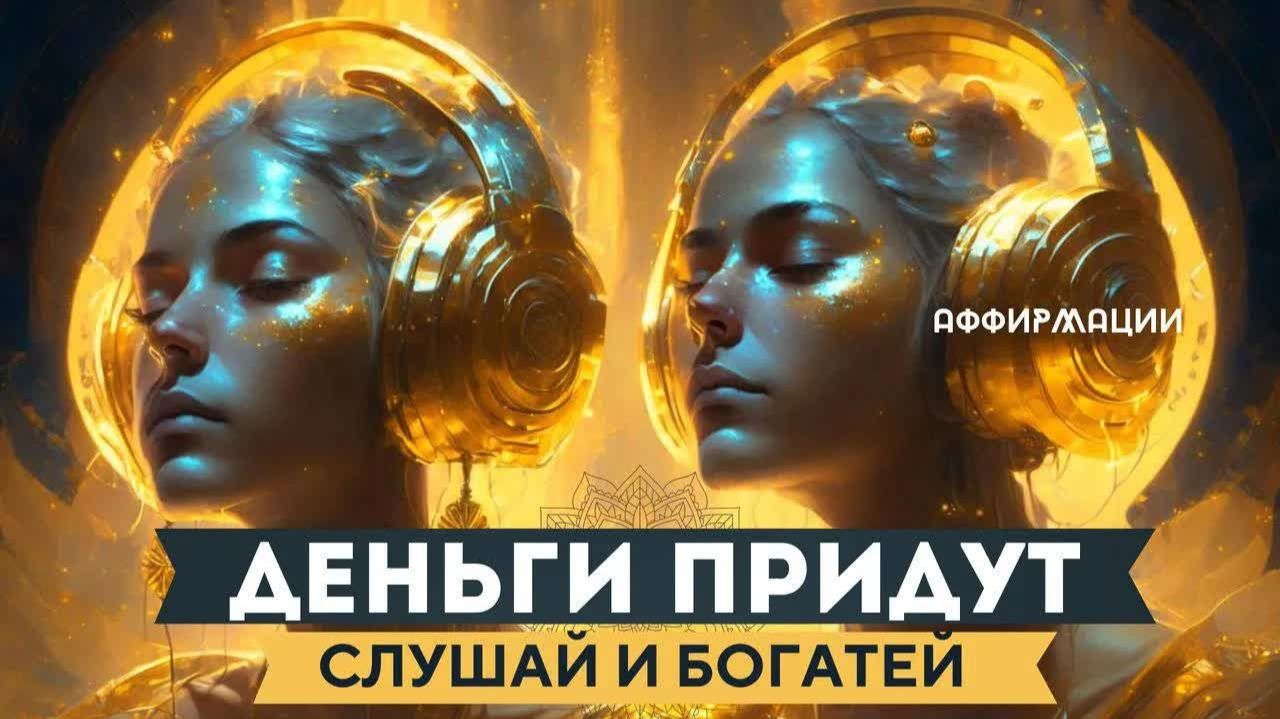 АФФИРМАЦИИ ДЛЯ ПРИВЛЕЧЕНИЯ БОЛЬШИХ ДЕНЕГ! ДЕНЬГИ ПРИДУТ! СЛУШАЙ И ПРИТЯГИВАЙ БОГАТСТВО!