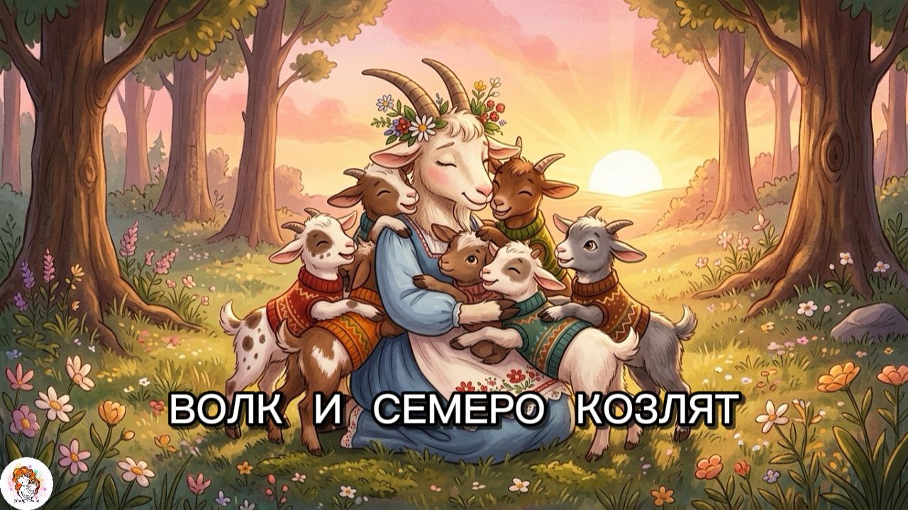 Волк и семеро козлят. Аудиосказка. Сказка.