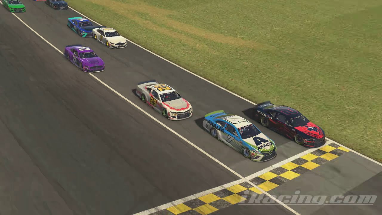 iRacing - Как не сливаться на овалах. Траектория экономия резины и тактика