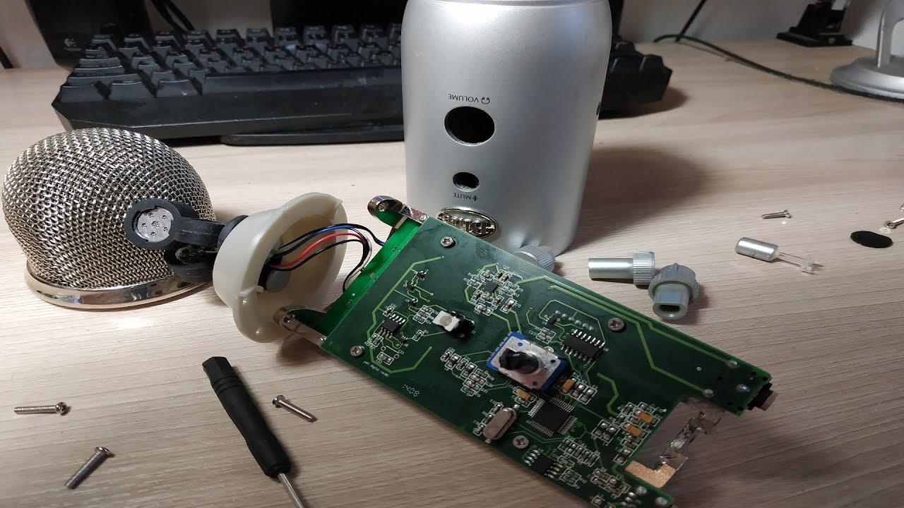 Разборка Blue Yeti + чищу контакты после 4 лет использования
