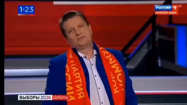 Эстрадный гимн России на дебатах у Владимира Соловьева!Танцуют все