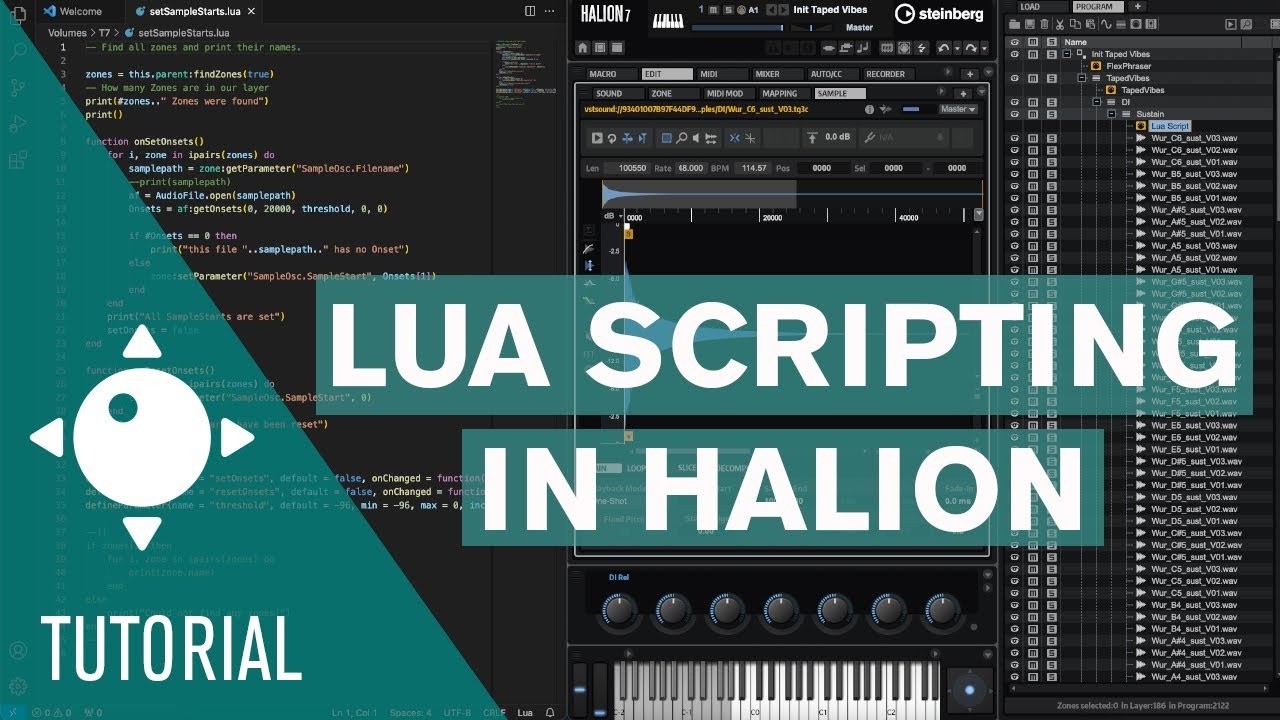 Как писать Lua-скрипты в HALion | Как создать инструмент на основе сэмплов в HALion - Эпизод 3