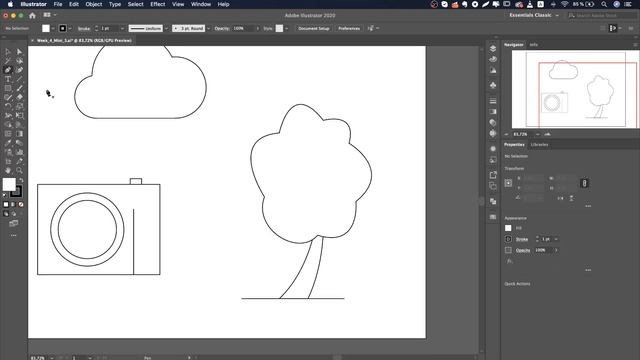 4.3. Упражнение в Adobe Illustrator | Иллюстратор уроки для начинающих