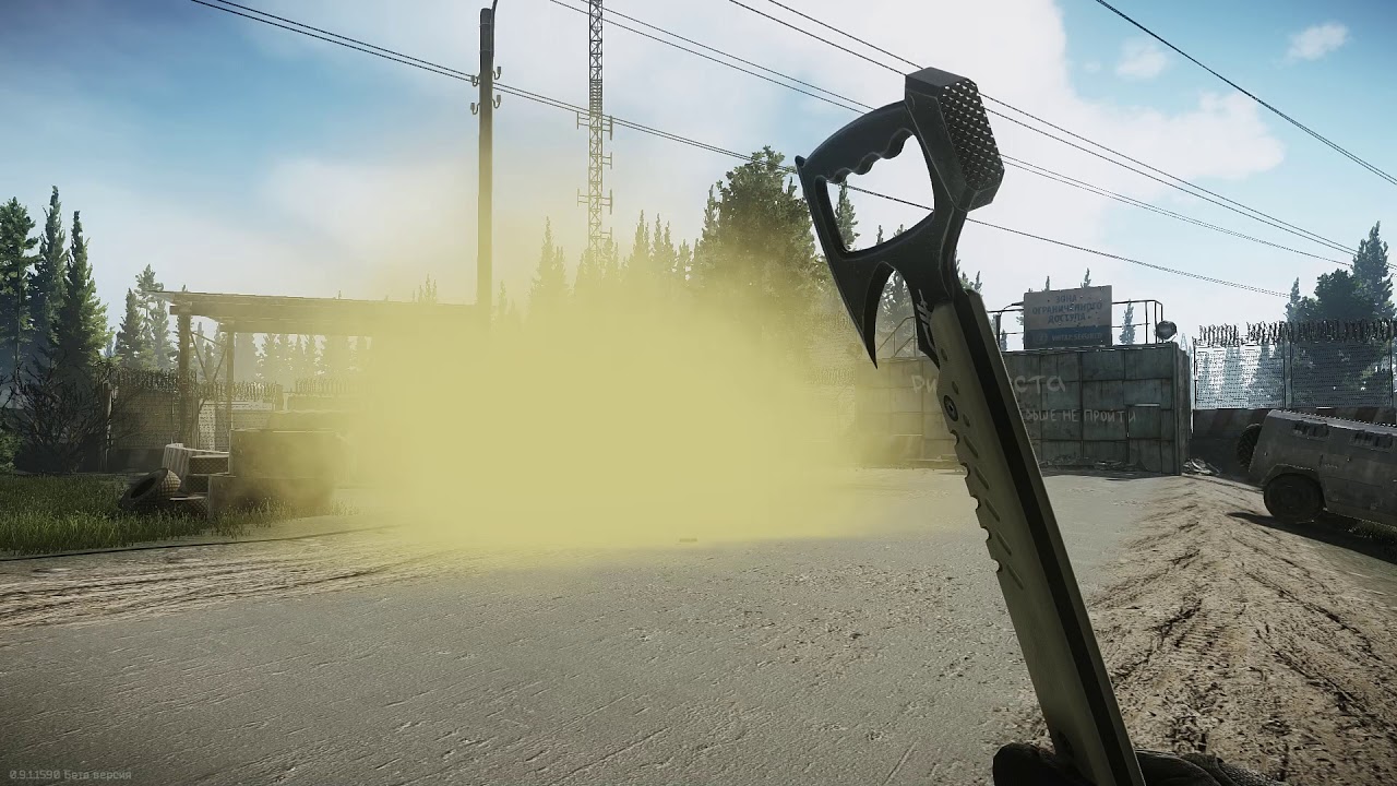 Escape From Tarkov - Дымовая и свето-шумовая гранаты.