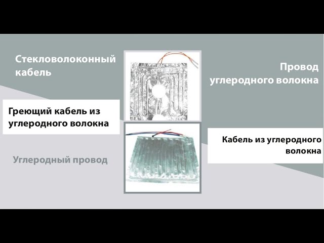 Греющие кабели карбоновые
