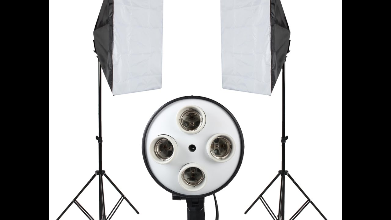 Первый мой Обзор! Photo Studio Softbox Комплект Фототехники 2 ШТ. 50x70 Softbox