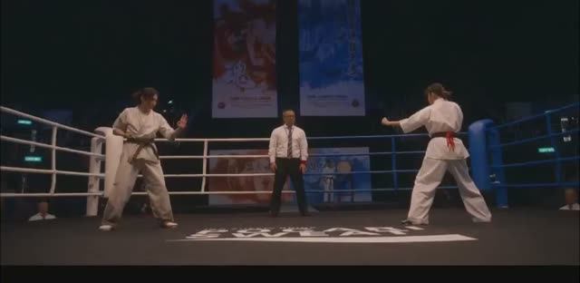 Rina Takeda Women  Karate Fight Scene