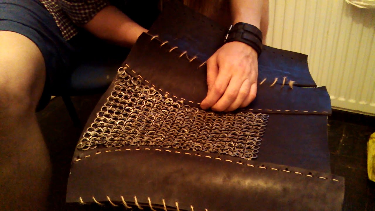 Пришиваем кольчугу к корсету Ведьмак 3 / Sew The Chainmail To The Corset The Witcher 3