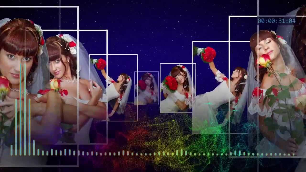 Anna And Dmitriy динамичное слайдшоу в After Effects