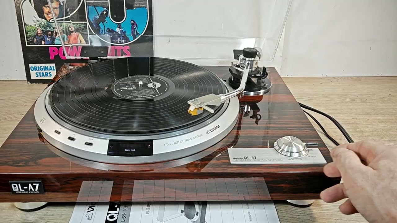 Проигрыватель винила Victor QL-A7. Made In Japan. ТЕСТ.