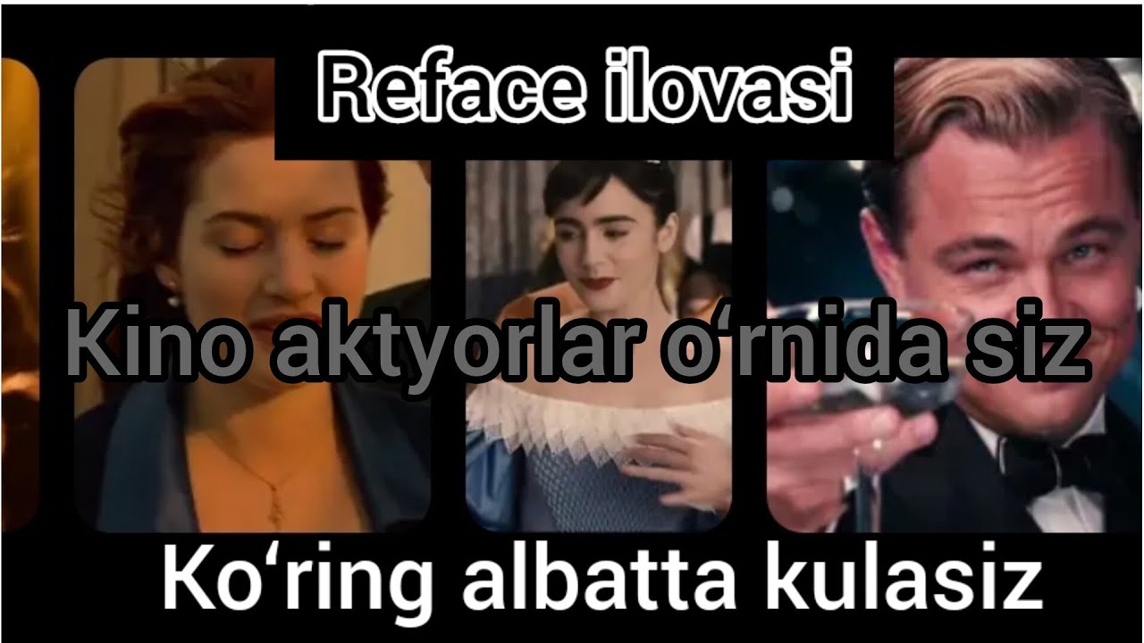 Reface Ilovasi Aktyorlar O‘rnida Sizning Yuzingiz The Reface App Is Your Face Instead Of The Actors