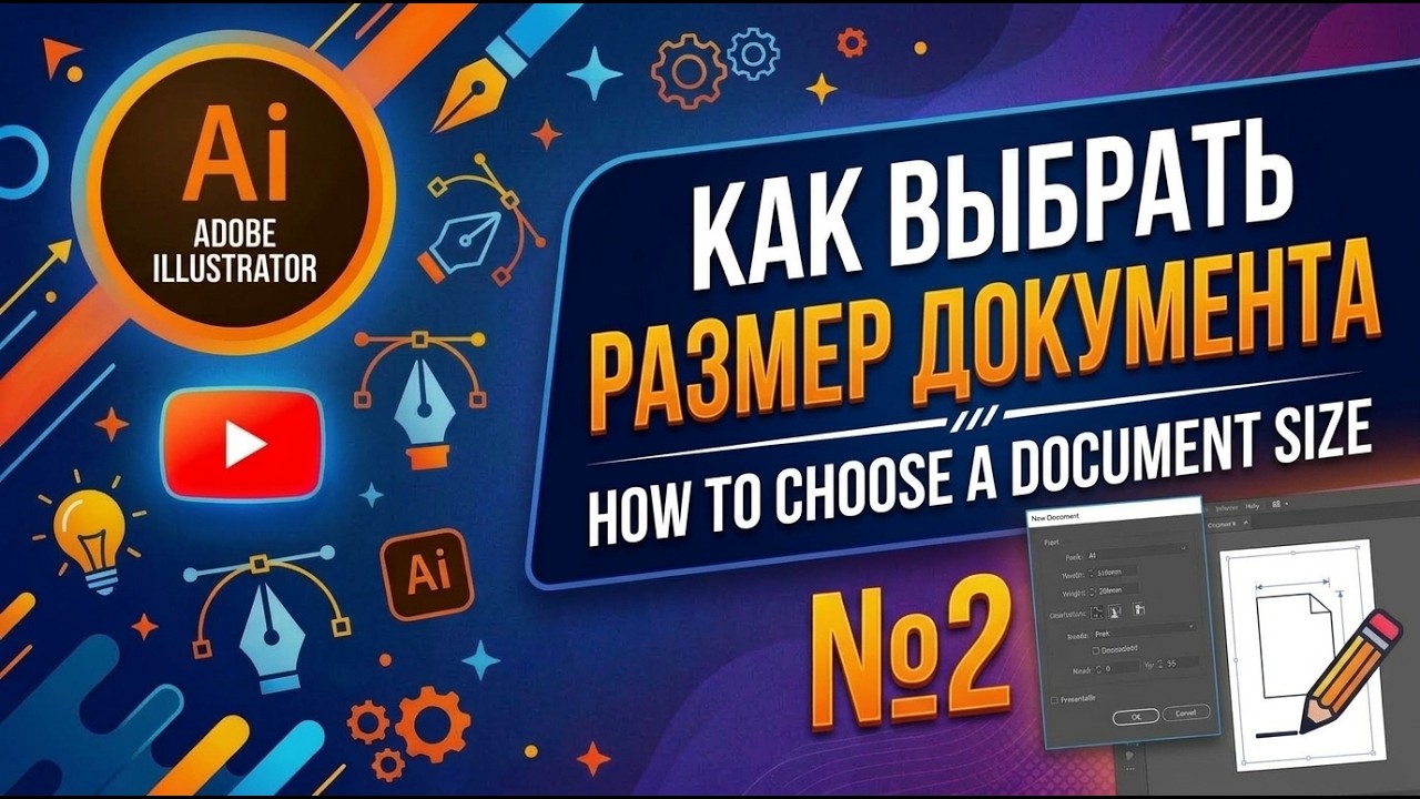 Как выбрать размер документа в Adobe Illustrator / How To Choose A Document Size