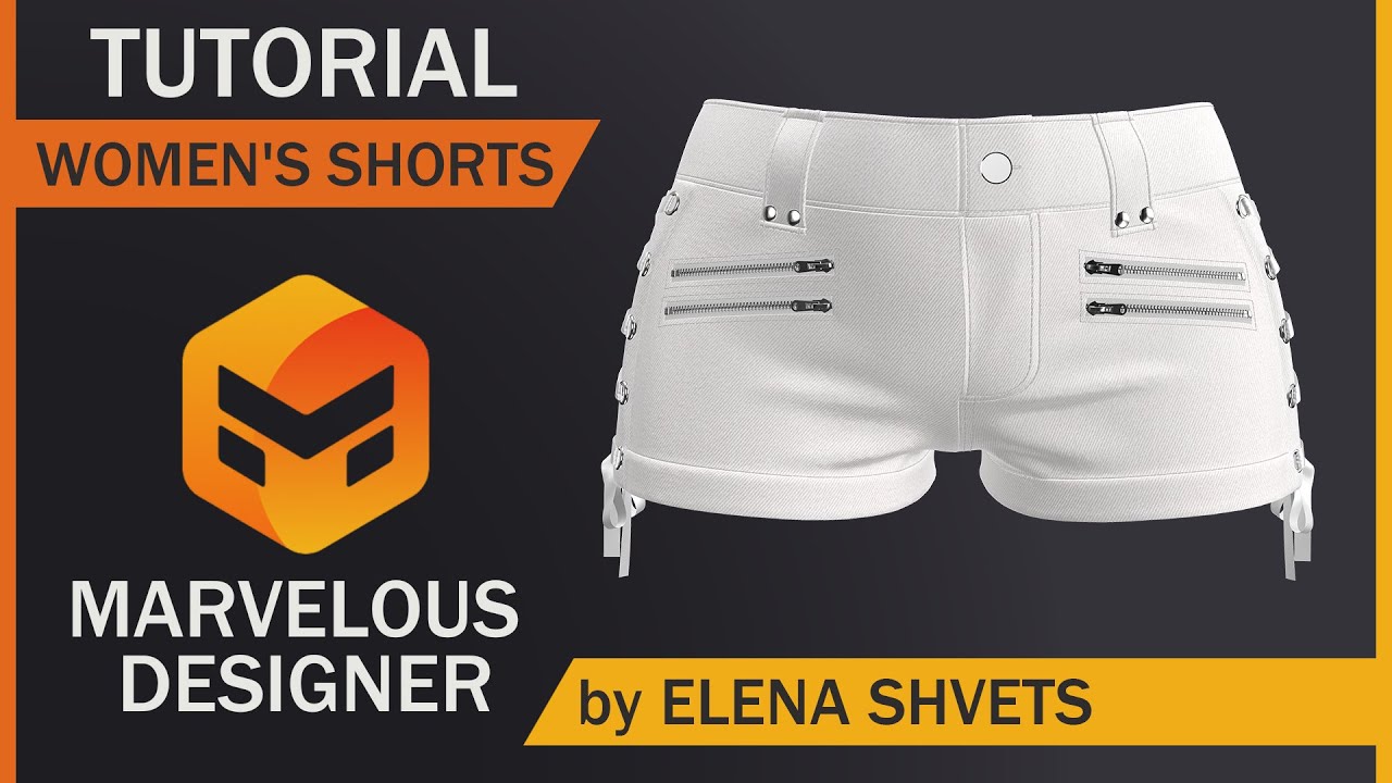 Шорты Женские\Women's Shorts Marvelous Designer Project