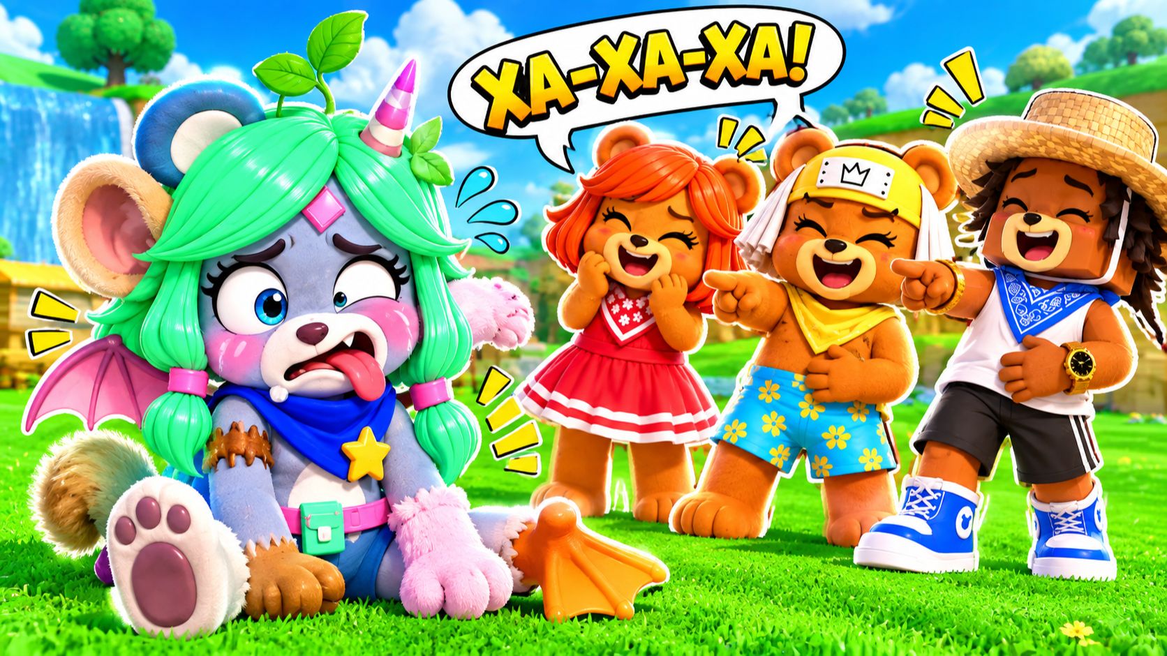 😭ОТ МЕНЯ ОТВЕРНУЛИСЬ ВСЕ ДРУЗЬЯ В ИГРЕ СУПЕР МИШКА SUPER BEAR ADVENTURE