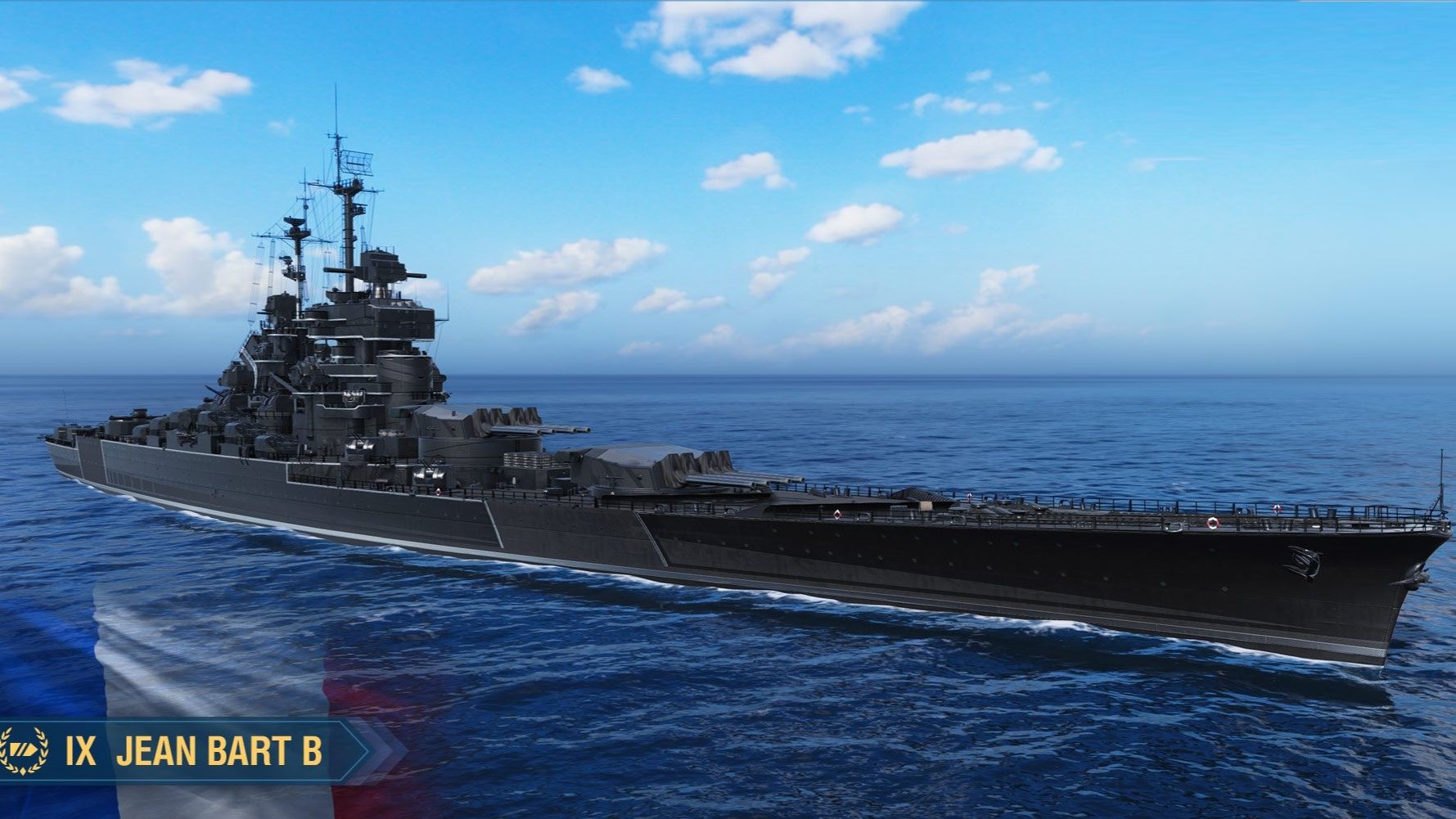 World of Warships. Мир кораблей Французский линкор Жан Бар Jean Bart
