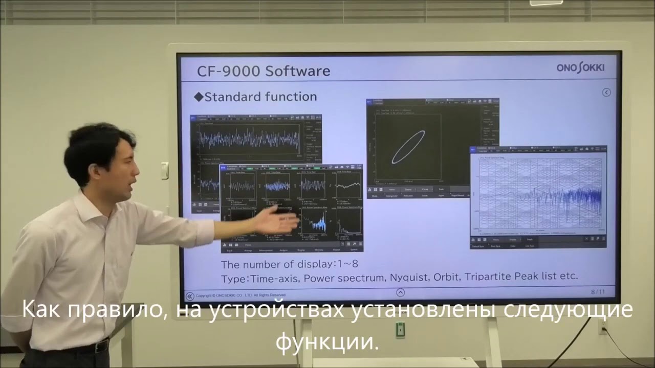 Портативный спектроанализатор серии CF 9000 ONO SOKKI