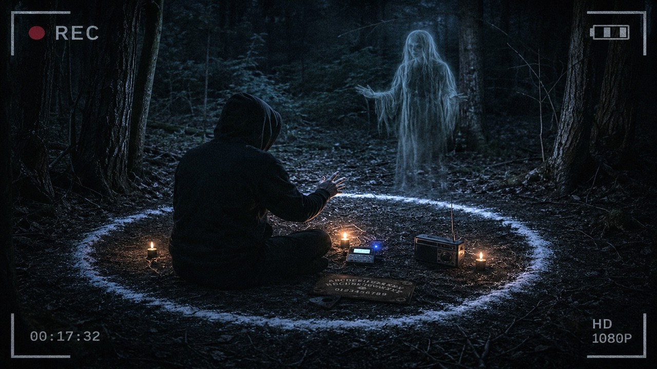 ПРИЗРАК В ЛЕСУ ПО ЭГФ ОТВЕТИЛ НА ВОПРОСЫ. A GHOST IN THE FOREST ANSWERED QUESTIONS VIA EVP.