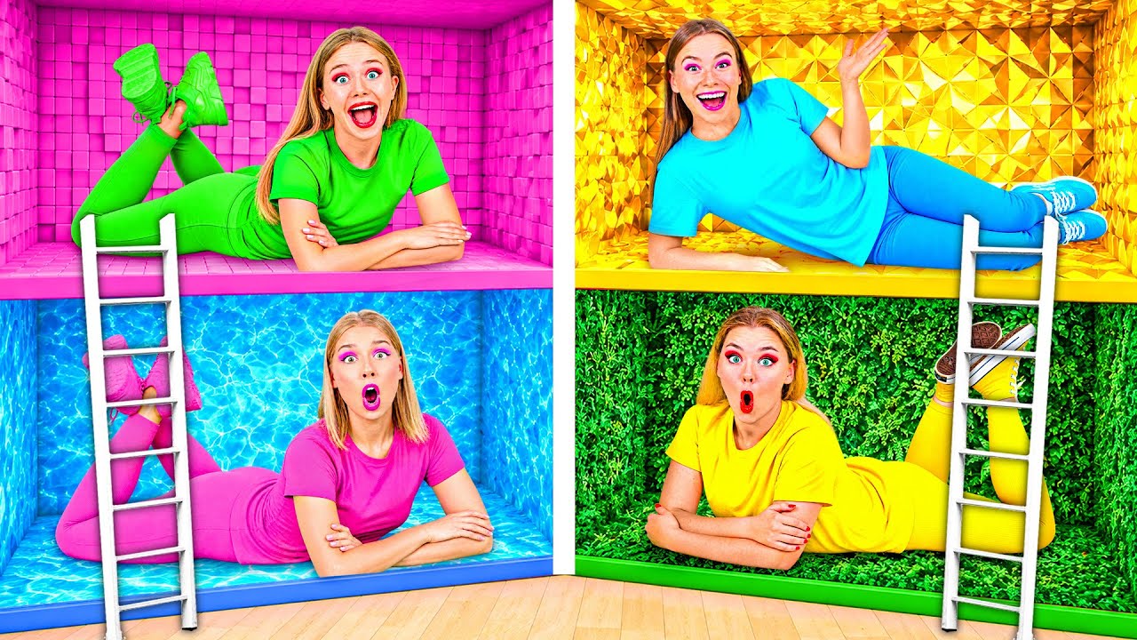 ห้องแห่งความลับที่อยู่ใต้เตียง สี่ สีสันชาเลนจ์ | สถานการณ์ตลก GoFun Challenge