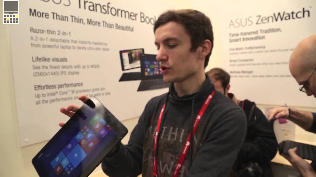 ASUS Transformer Book Chi - первый взгляд на ноутбуки от сайта Keddr.com - MWC 2015