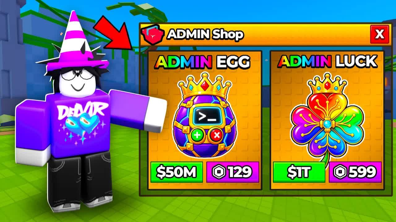 😱 Я ОТКРЫЛ СЕКРЕТНЫЙ АДМИН-МАГАЗИН в Steal An Egg! / Delvir